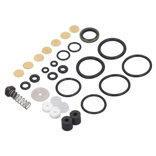 Lwuey PCP Air Compressor Repair Kit with O-Rings & Gauge