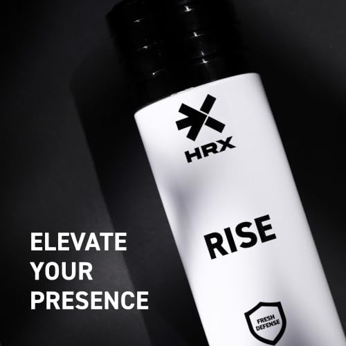 Image of HRX Rise Deodorant Body Spray - Earthy, Woody Men's Deodorant - Body Spray for Men with Bergamot, Lavender, Vetiver Notes - 200 ml