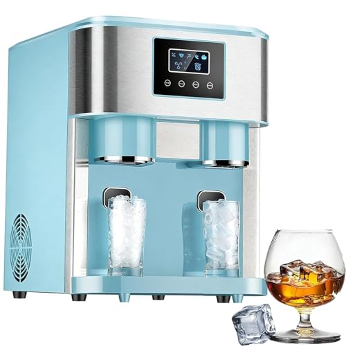 Máquina para hacer hielo con pantalla LCD y tanque 0.6L miniatura 1