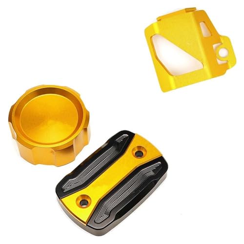 Protector de depósito de líquido de frenos para MT03 2015-2019, set delantero y trasero dorado de alta gama