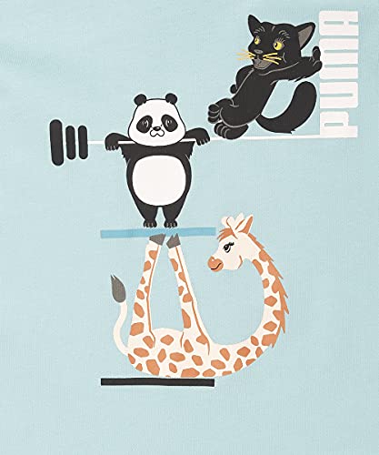 Image of Puma Unisex-Kid Printed Regular Fit T Shirt