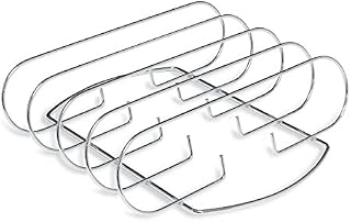 ARAD Grilling Accessories, Smoker Accessories, Rib Rack, Baby Back Rib Holder, BBQ Accessories