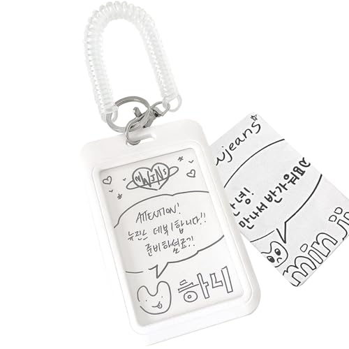 YAHUIPEIUS Cute Photocard Holder Keychain