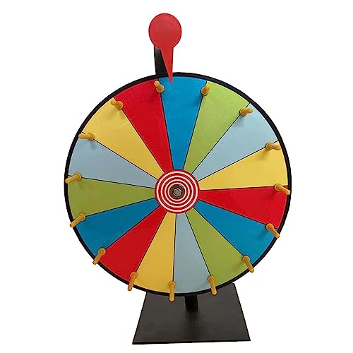 SM SunniMix Roulette Wheel Prize with 15 Slots for Parties and Shows, 40cm