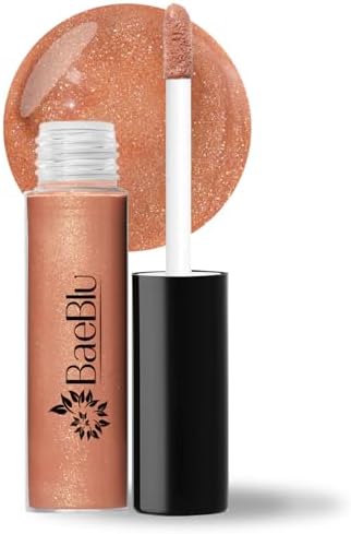BaeBlu Organic Vegan Lip Gloss, 100% Natural Non-Toxic Moisturizi...