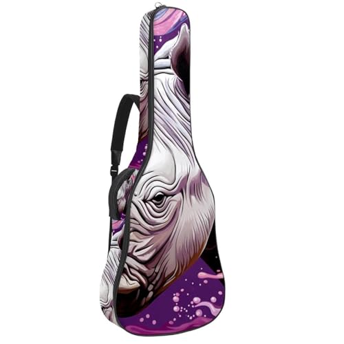 Sac de transport pour guitare acoustique étanche avec poches de rangement