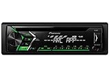 Beleuchteter Front-USB-Eingang, Front-Aux-Eingang, UKW/MW-Tuner mit RDS (24 Senderspeicher), Advanced Remote Control App (Pioneer ARC), Tastenbeleuchtung grün