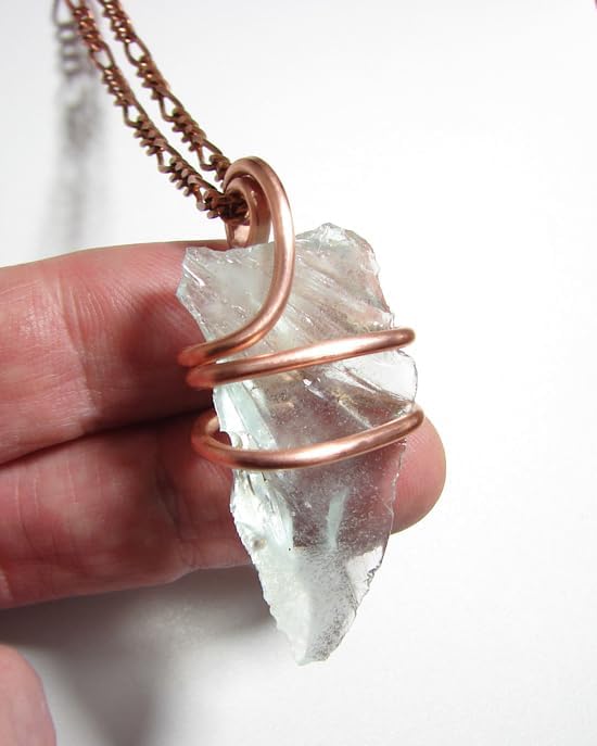 Gorgeous Genuine Monatomic Andara Crystal Pendant Copper #271