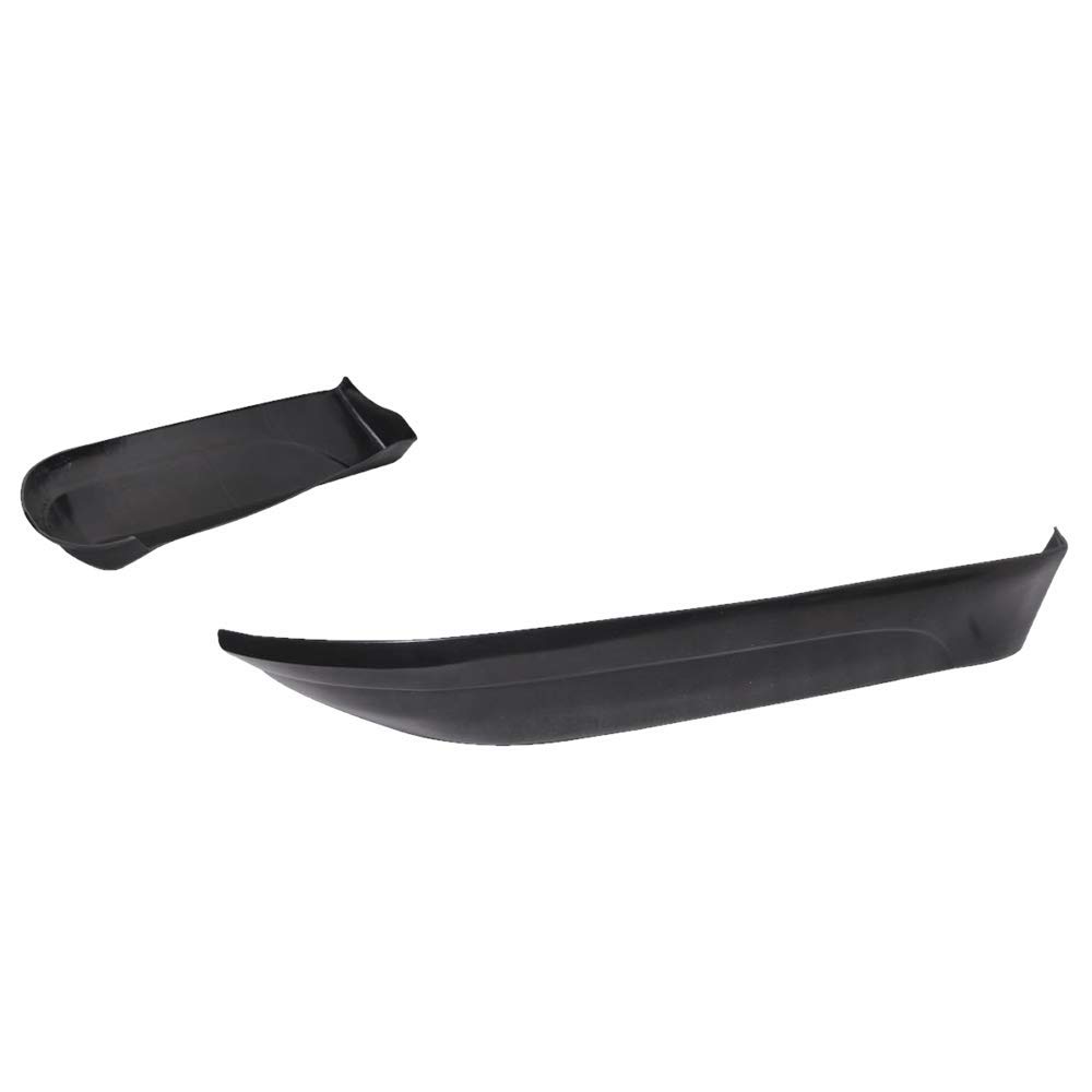 Rear Bumper Lip Splitter Compatible With 2002-2003 Toyota Camry, VIP Style PU Black Rear Lip Spoiler by IKON MOTORSPORTS