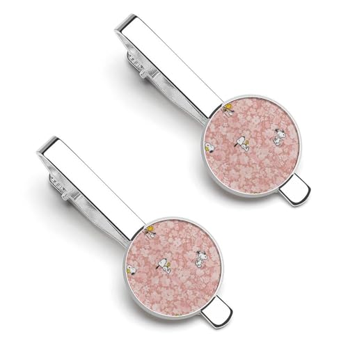 ネクタイピン 2枚セット スヌーピー (7) タイピン メンズ おしゃれ 結婚式 日常仕事 ビジネス 冠婚 葬祭 アクセサリー プレゼント