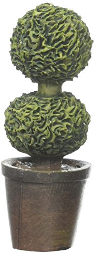 Darice, Potted Shrubs & Topiaries, 3 Assorted Styles Fairy Garden Plant, Green #TOP7