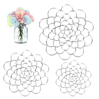 afhgdjr 3 Stück Blumenhalter,Bouquet Twister,Twister,Blumenigel,Ikebana,Wird für DIY-Blumenarrangements mit Festem Stiel und Rahmen Verwendet.