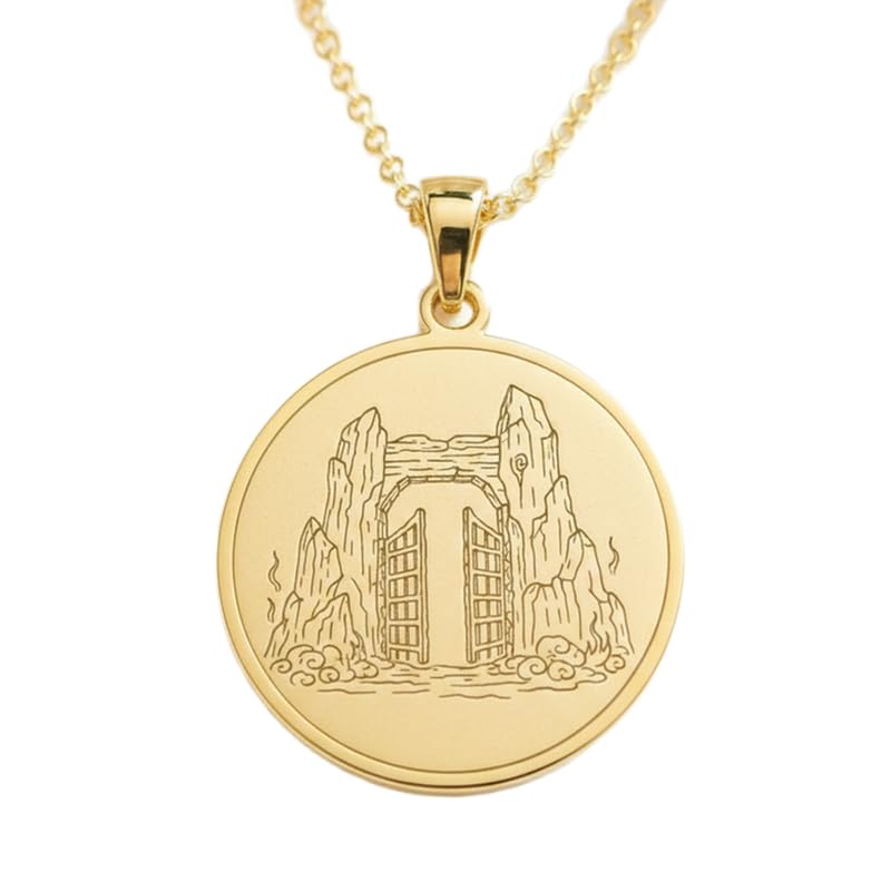Collier Heaven's Gate en argent 925 plaqué or fait main d'une élégance intemporelle