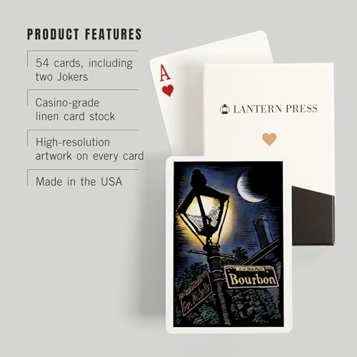 Lantern Press Baraja de Poker con 52 cartas miniatura 3