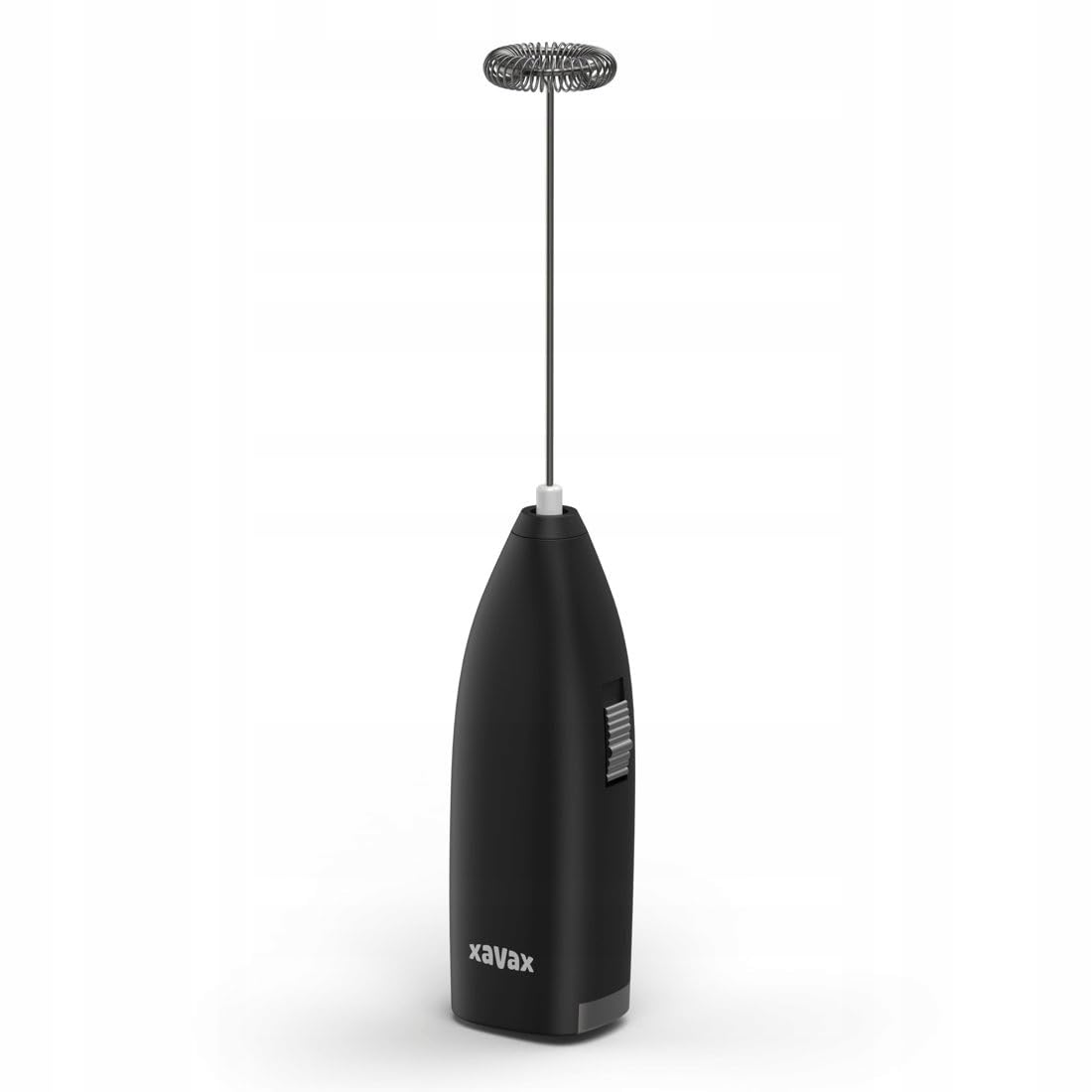 XAVAX | Electric Milk Frother (Milk Whisk, Stainless Steel, Battery, Electric, Multifunctional) Color Black