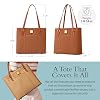 Dooney & Bourke Women's Lexington Tote in Pebble Grain Leather, Handbag with Long Leather Shoulder Straps