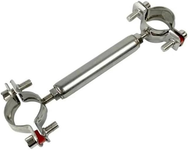 Abrazadera de tubo de doble extremo ajustable de acero inoxidable 304 Clip de soporte de montaje de tubería Adaptador de acoplamiento (1.890-2.008