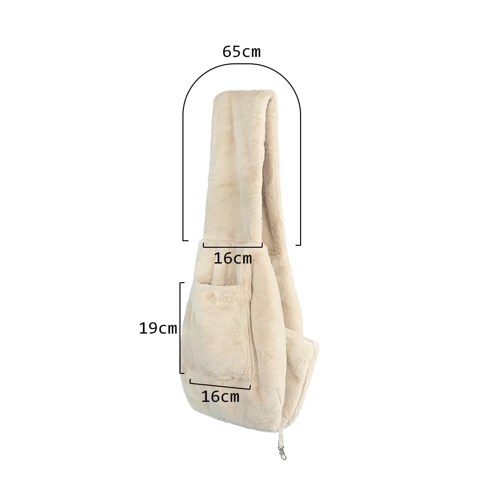 IBLUELOVER Sac de Transport pour Chiens Chats Sac à Bandoulière Réglable pour Animal de Compagnie Pochette de Transport Chaton Chiot Portable Sac avec Laisse de Sécurité Intérieure Sac Voyage