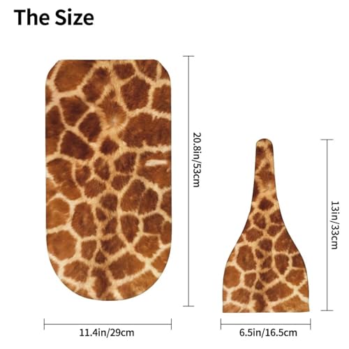 Image of Personality 3D Print Giraffe Newborn Swaddling Blanket Beanie Hat Funny Blanket Sleeping Bag New Born Sleep Sacks for Boys Girls