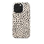 BURGA Phone Case for iPhone 16 Pro - Cute, Trendy, Aesthetic, Pattern Phone Cover, Hard Shell Protection - fits Apple iPhone 16 Pro Case for Women and Men, Polka Dots