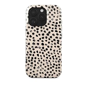 BURGA Phone Case for iPhone 16 Pro – Cute, Trendy, Aesthetic, Pattern Phone Cover, Hard Shell Protection – fits Apple iPhone 16 Pro Case for Women and Men, Polka Dots