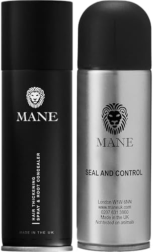 Amazon.com : Mane Hair Thickening Spray & Root Touch Up, Seal & Control ...