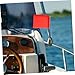 Imagen de Abaodam 2piezas Bandera De Dirección del Viento De Acero Inoxidable para Yates Indicador De Viento Rojo para Mástil De Barco Equipamiento De Seguridad Marino