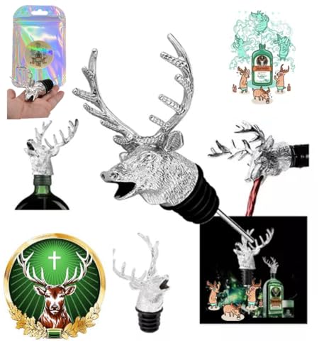 Jagermeister Dosador Alce Cromado Jagerbomb Pronta Entrega + GIFT BAG