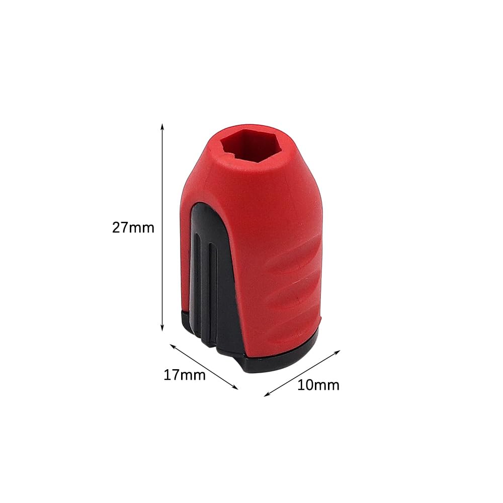 Anello magnetizzatore per Punta per cacciavite Rimovibile da 3 Pezzi, Supporto Magnetico in plastica per cacciavite per Punte per cacciavite con Gambo da 1/4 di Pollice