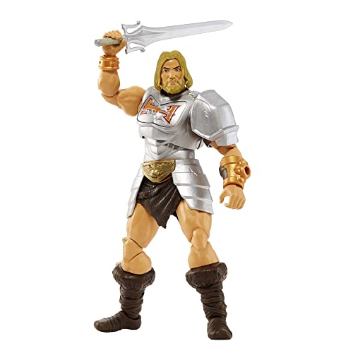 Les Maîtres de l’Univers Figurine Articulée Révélation ou New Eternia Masterverse (18 cm) de Musclor avec 30 points d’articulation, accessoires, à collectionner, Jouet Enfant, Dès 6 ans, HDR45