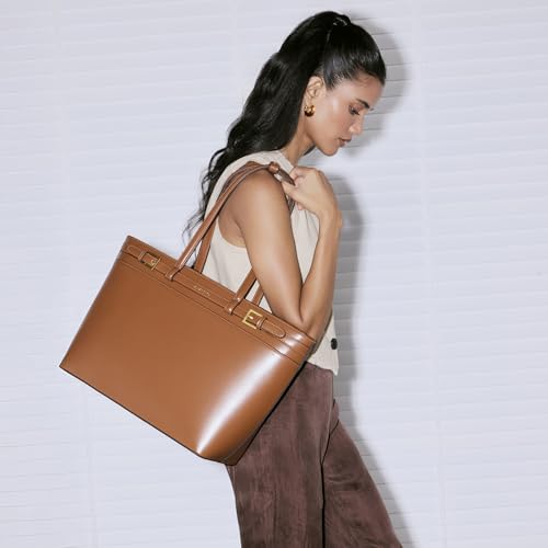 Image of Miraggio Seoul Tote Bag For Women Office Use | Tote Bags For Women Stylish Main Compartment Can Fits Upto 15 Inches Laptop | Structured Shoulder Tote Bag