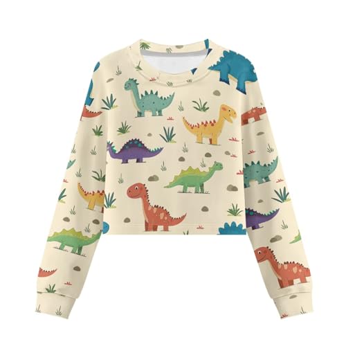 Cropped Tshirts for Girls 5-14Y Kids Long Sleeve Tees Top Fall T-Shirt Kids School Clothes4