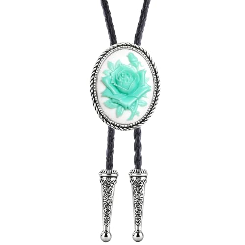 Image of Jeilwiy Bolo Tie for Men, Western Bolero Tie Cowboy Ties Native American Cowgirl Bolo Tie Accessories for Men Women