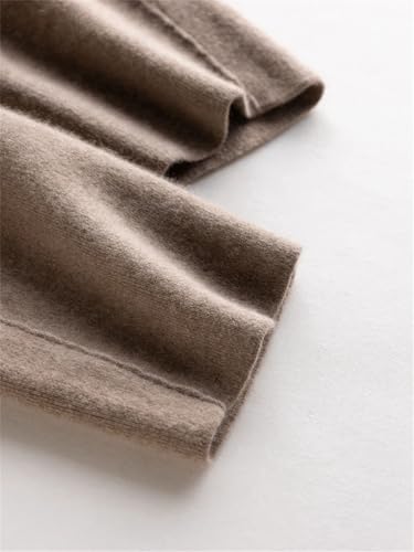 Women's 100% Cashmere Pants Casual Ankle Length Pencil Pants Autumn Winter Thick Warm Knitted Trousers4