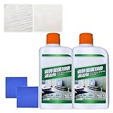 Fliesenboden Kratzer Reparatur und Reinigungsmittel, Multi- Kratzer entfernen Zweck Reiniger, Fliesen Reparatur Set, Boden Glanz Reparatur, Polieren Ausbessern Fliesenfüller für Badezimmer