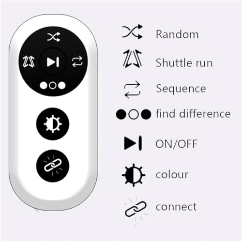 Lampes d'entraînement de réaction avec télécommande pour agilité - 5
