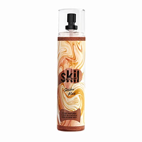 Brume parfumée pailletée Golden Kiss SKIL 250 ml pour femme
