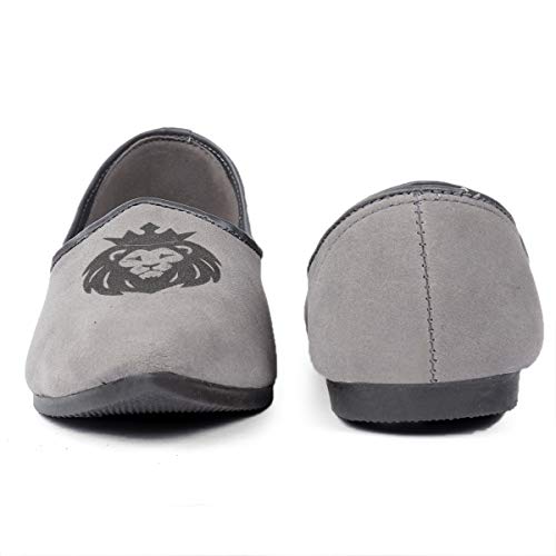 Image of YUVRATO BAXI Men's Suede Material Fashionable Casual Punjabi Jutti, Nagra and Mojari