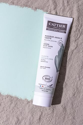 Cattier masque à l'argile verte menthe poivrée 100ml – vue 2