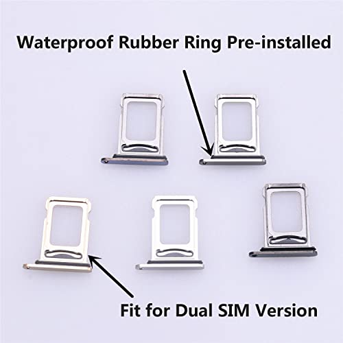 For iPhone 13/13 Pro Max SIM Card Tray Slot Holder Replacement - Image 3