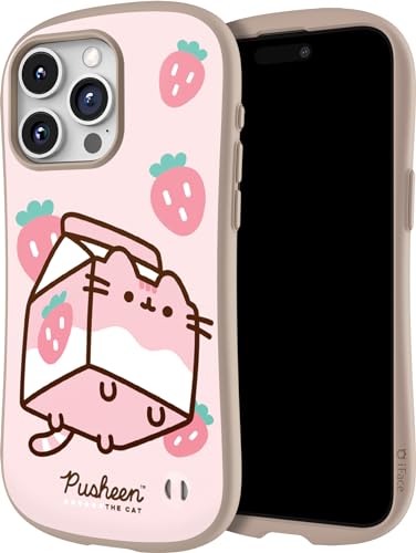 iFace Pusheen Coque iPhone 15 Pro Max Antichoc Lait de Fraise