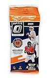 2021 Panini Donruss Optic Football Jumbo Cello Pack (Green Velocity Parallels!) - 12 Trading Cards per Pack