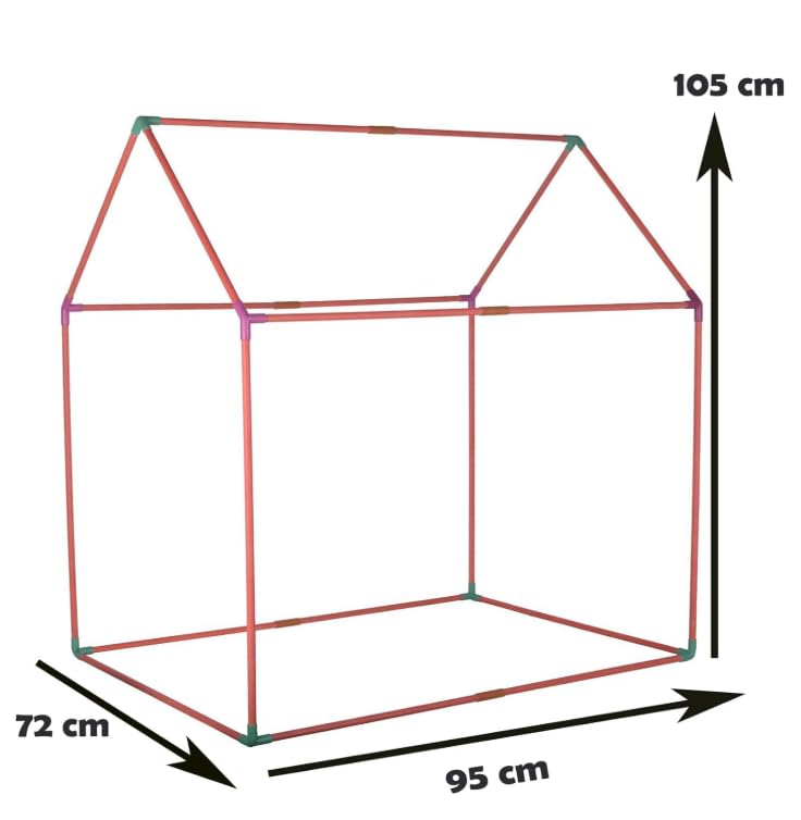 Image of Space Playhouse Tent for Kids, Play Tent for Girls and Boys, Indian Play Tent for Kids (Without LED Light)
