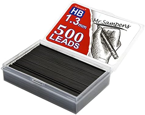 ABiBioen Pencil Leads Refills 0.5mm,1000 Pieces 2B Graphite Lead Refill for Mechanical Pencil Sketch Drawing Drafting Wood Working