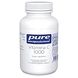 PURE ENCAPSULATIONS | Vitamina C 1000 | Ácido L-ascórbico | Fortalece el Sistema Inune | Apoya la Cicatrización, Salud Capilar, de la Piel y las Encías | 90 Cápsulas Vegetales