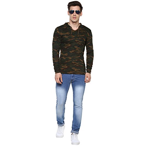 Image of Urbano Fashion Men's Slim Fit Washed Jeans Stretchable