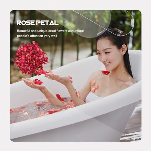 Pétalos de rosa secos 250g para decoración artesanal miniatura 4