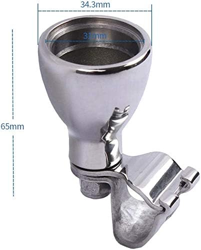 Miniatura 2 de AISI 316 Perilla de volante de barco de acero inoxidable para maniobras deportivas marinas Konb perilla giratoria de volante volante perilla suicida