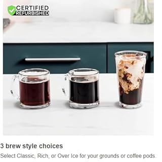 Ninja CFP105 DualBrew Hot & Iced Coffee Maker Black (Renewed) Bundle with 2 YR CPS Enhanced Protection Pack