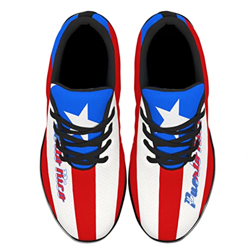 Sonzj-II Puerto Rico Shoes Mens Womens Running Shoes Athletic Casual Puerto Rico Flag Tennis Sneakers Gifts for Friends2